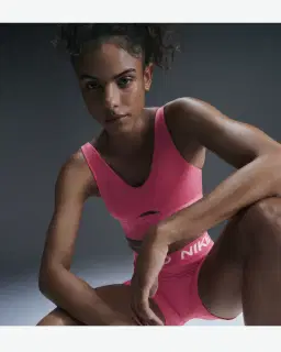 Brassière rembourrée à maintien normal Nike Pro Indy Plunge Femme – 2/4