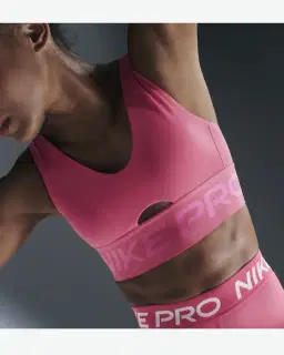 Brassière rembourrée à maintien normal Nike Pro Indy Plunge Femme – 3/4