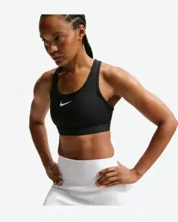Brassière rembourrée à maintien normal Nike Swoosh Femme – 3/4