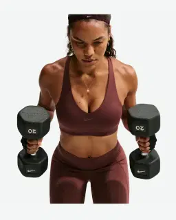 Brassière rembourrée à maintien normal Nike Universa Femme – 3/4