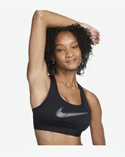 Brassière rembourrée à motif Nike Swoosh Medium Support Femme – 1/4
