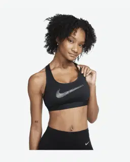 Brassière rembourrée à motif Nike Swoosh Medium Support Femme – 2/4