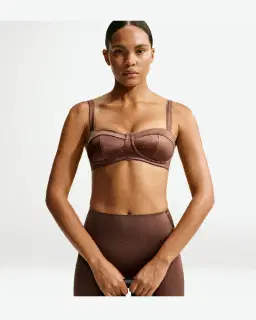 Brassière rembourrée à picots NikeSKIMS Satin Shine Femme – 3/4