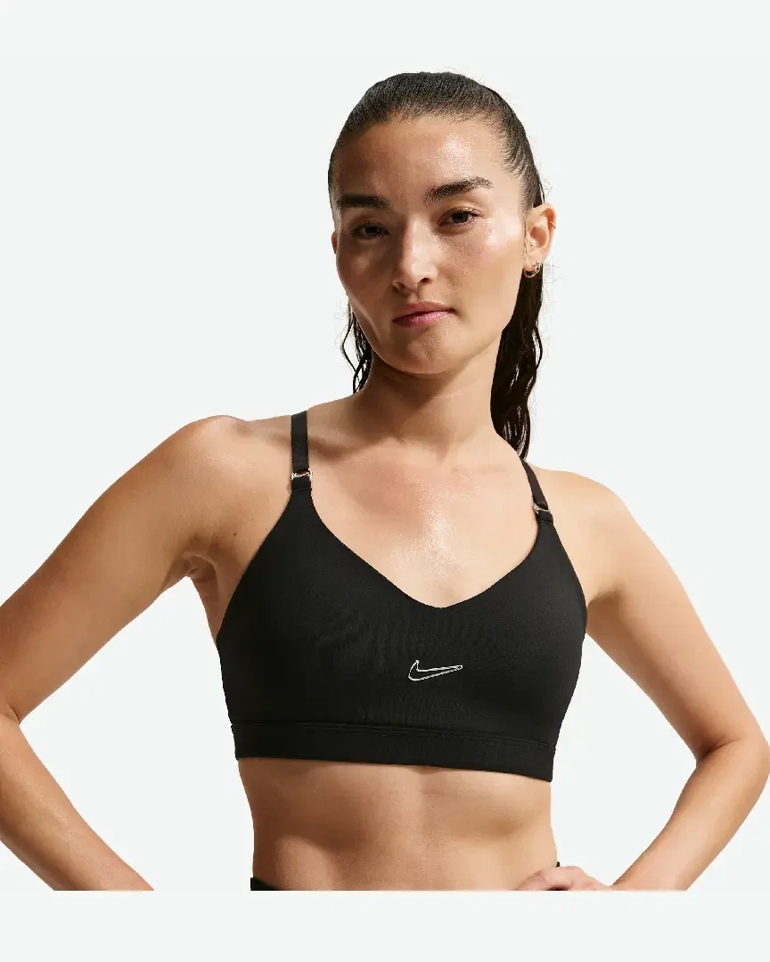 Brassière réglable rembourrée à maintien léger Nike Indy Femme