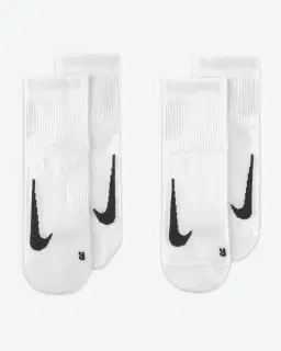 Chaussettes de chevilles mixtes Nike Multiplier (2 paires) Unisexe – 2/4