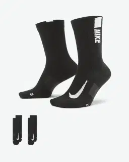 Chaussettes mi-mollet Nike Multiplier (2 paires) Unisexe – 1/4