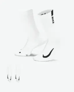 Chaussettes mi-mollet Nike Multiplier (2 paires) Unisexe – 1/4