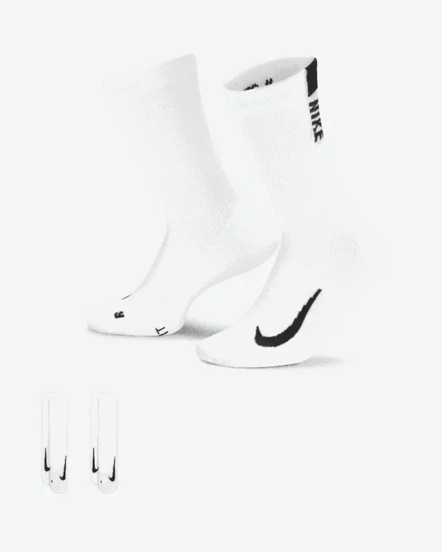 Chaussettes Mi-Mollet Nike Multiplier (2 Paires)