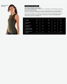 Circle débardeur de sport free your mind Unisexe – 10/17