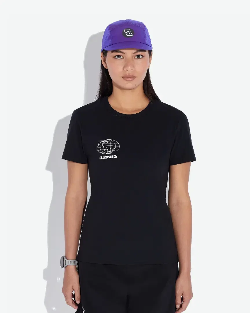 Circle t-shirt athletic run Unisexe