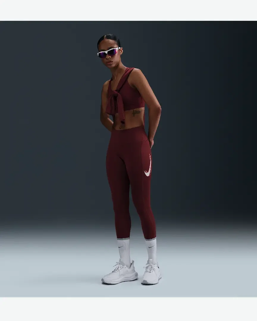 Collant 7/8 taille mi-haute Nike Fast Femme