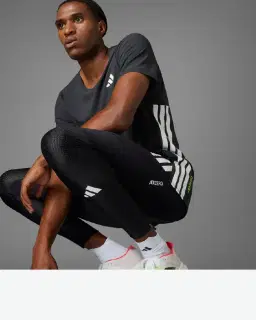 collant adidas long de running adizero Homme – 3/4