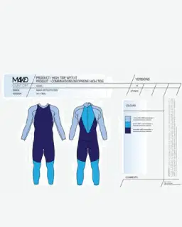 combinaison neoprene mako high tide homme – 4/4