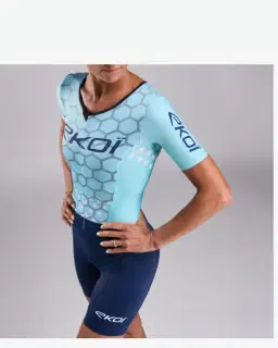 Combinaison Triathlon Ekoi Racing Graphene Azur Homme – 2/10