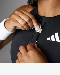 crop adidas top de running poche gel adizero Femme – 3/4