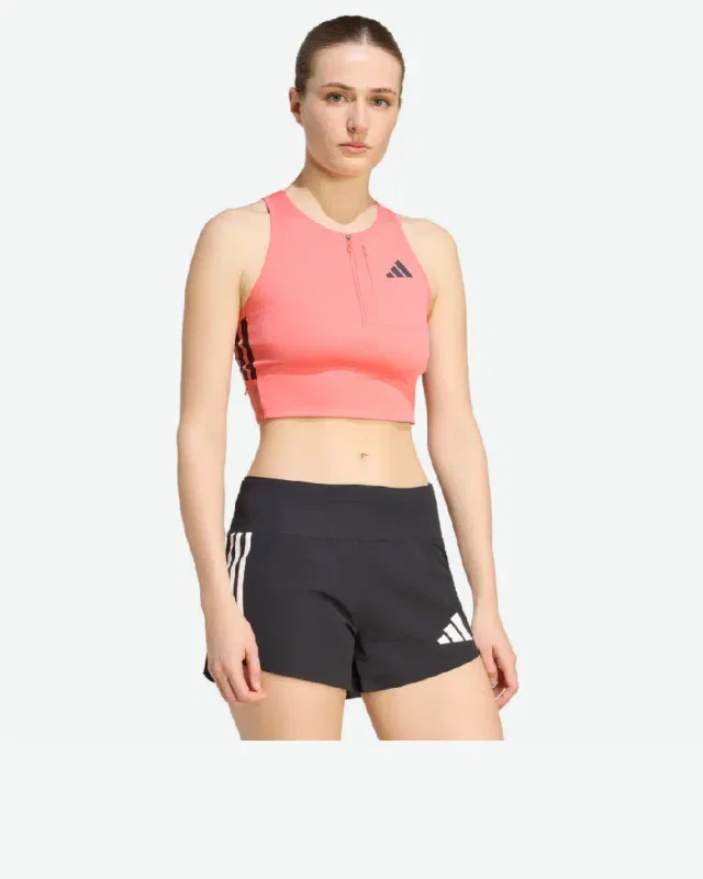 Crop Adidas Top De Running Poche Gel Adizero W