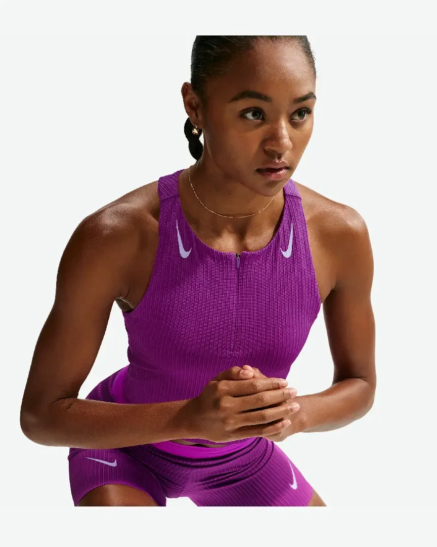 Débardeur court imprimé Dri-FIT ADV Nike AeroSwift Femme