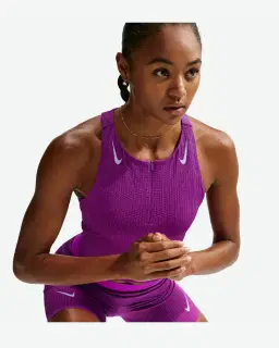 Débardeur court imprimé Dri-FIT ADV Nike AeroSwift Femme – 1/4