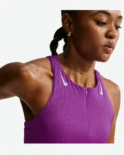 Débardeur court imprimé Dri-FIT ADV Nike AeroSwift Femme – 3/4