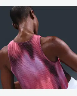 Débardeur court imprimé Dri-FIT ADV Nike AeroSwift Femme – 2/4