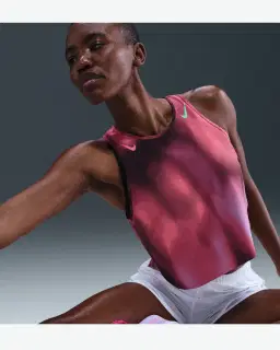 Débardeur court imprimé Dri-FIT ADV Nike AeroSwift Femme – 3/4