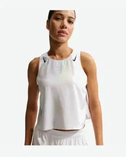 Débardeur court imprimé Dri-FIT ADV Nike AeroSwift Femme – 1/4