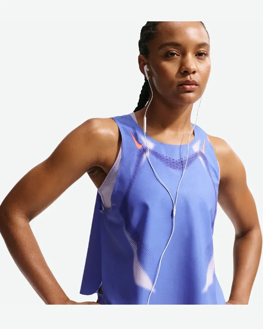 Débardeur court imprimé Dri-FIT ADV Nike AeroSwift Femme