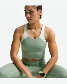 Débardeur de sport court avec brassière à maintien normal Nike Tempo Femme – 3/4