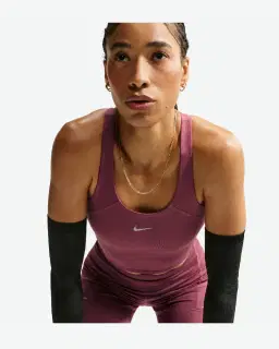 Débardeur de sport court avec brassière à maintien normal Nike Tempo Femme – 3/4