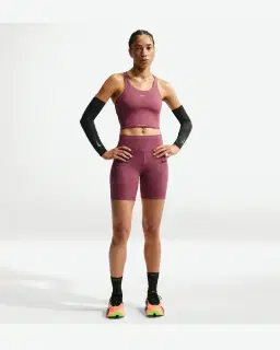 Débardeur de sport court avec brassière à maintien normal Nike Tempo Femme – 4/4