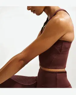 Débardeur de sport court avec brassière à maintien normal Nike Tempo Femme – 3/4