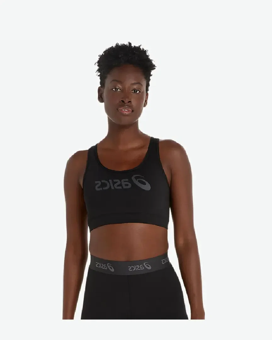 essential asics logo padded bra Femme