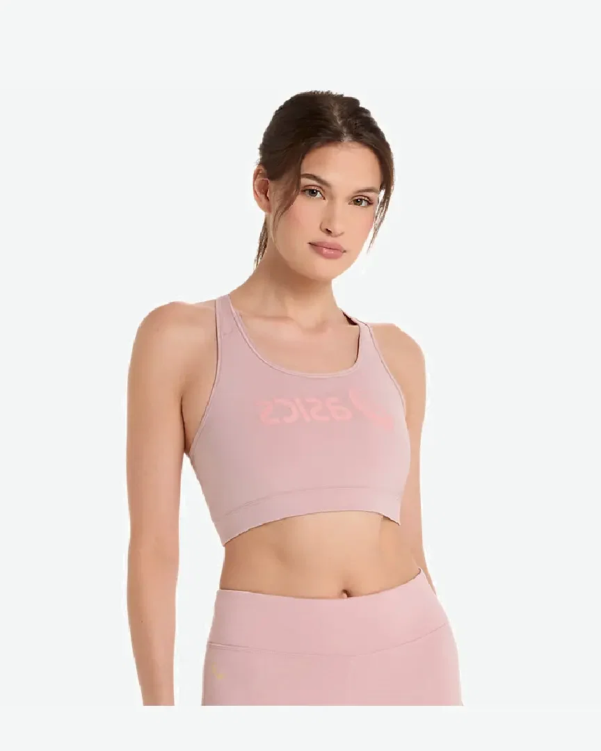 essential asics logo padded bra Femme