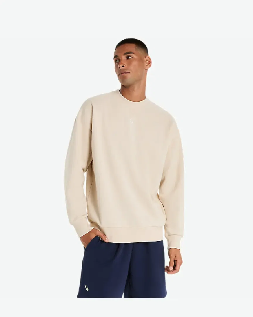 Fleece Crew-Neck Top Relaxed M