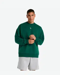 fleece crew-neck top relaxed Homme – 1/6