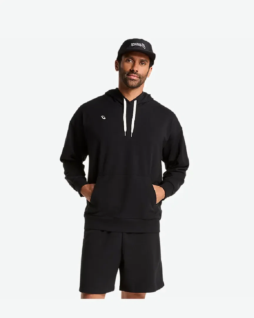French Terry Relaxed Pullover Hoodie M