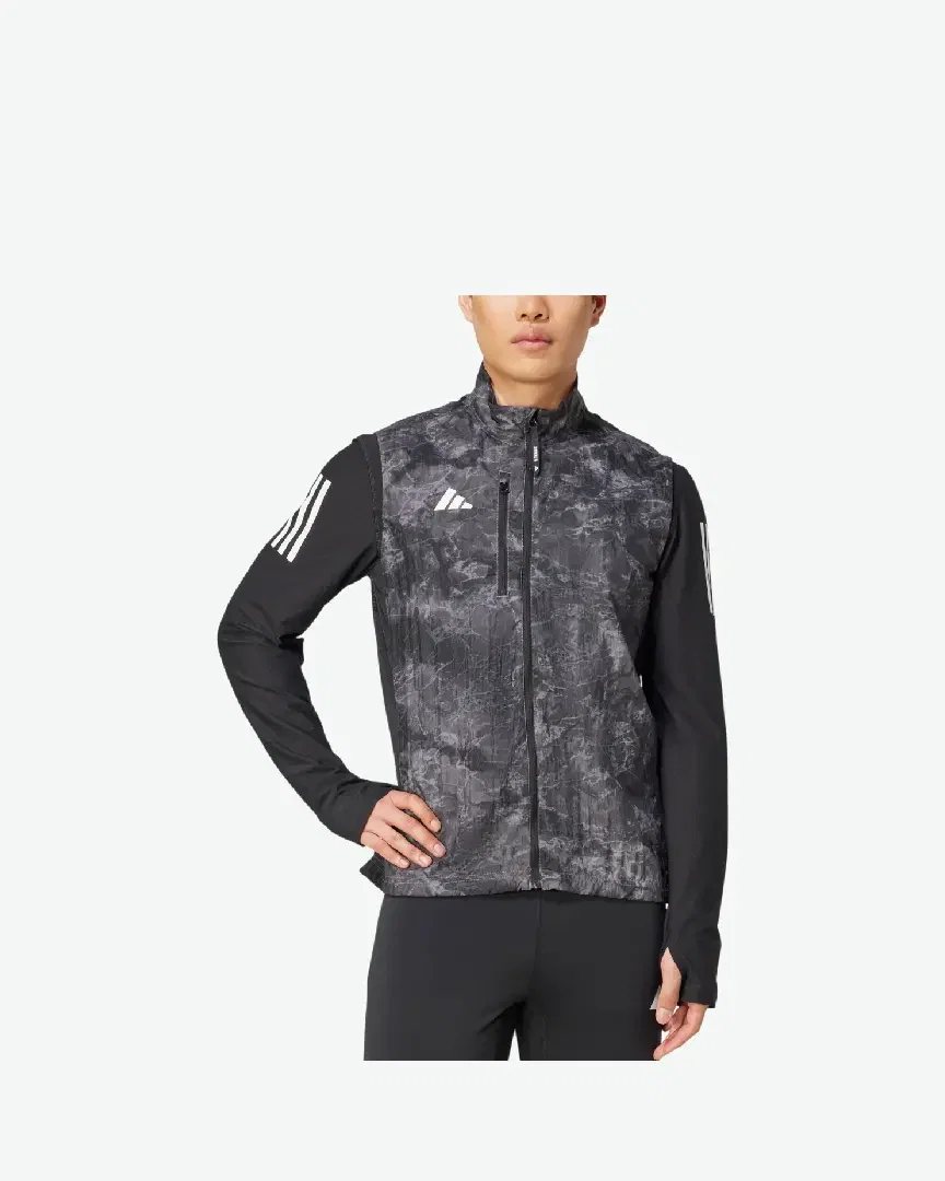 Gilet adidas Own the Run Spray Dye Homme