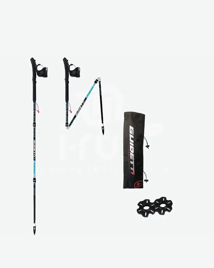 Guidetti Platinium Néo Carbone Pulse Bâtons De Marche - Unisex (38) au meilleur prix !