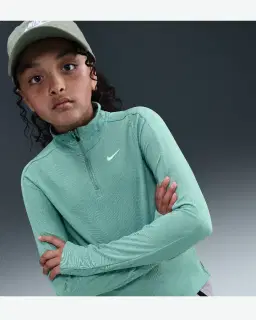 Haut à manches longues et 1/4 de zip Dri-FIT Nike pour fille – 1/4