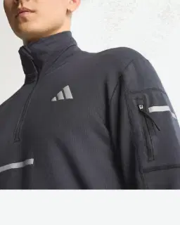 haut adidas à demi-zip de running adi365 climawarm+ Homme – 4/4