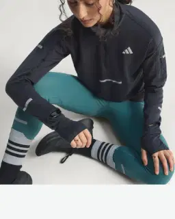 haut adidas à demi-zip de running adi365 climawarm+ Femme – 1/4