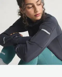 haut adidas à demi-zip de running adi365 climawarm+ Femme – 4/4