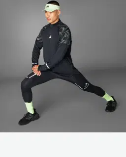 haut adidas demi-zip réfléchissant ultimate hi vis Homme – 3/4
