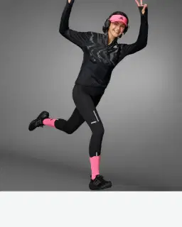 haut adidas demi-zip réfléchissant ultimate hi vis Femme – 4/4