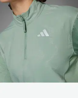 haut adidas demi-zip réfléchissant ultimate hi vis Femme – 3/4
