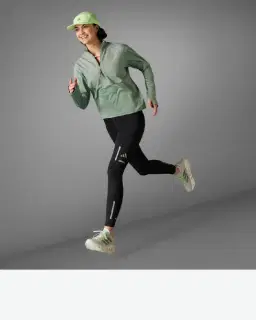 haut adidas demi-zip réfléchissant ultimate hi vis Femme – 4/4