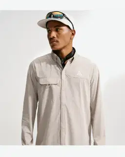 Haut de trail boutonné à manches longues ACG "Aireez" Homme – 1/4