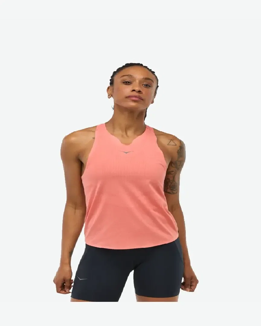 hoka débardeur race day Femme