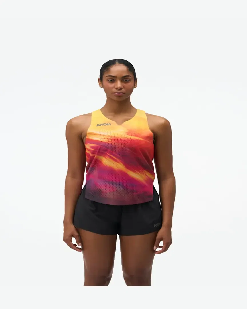 hoka débardeur race day Femme