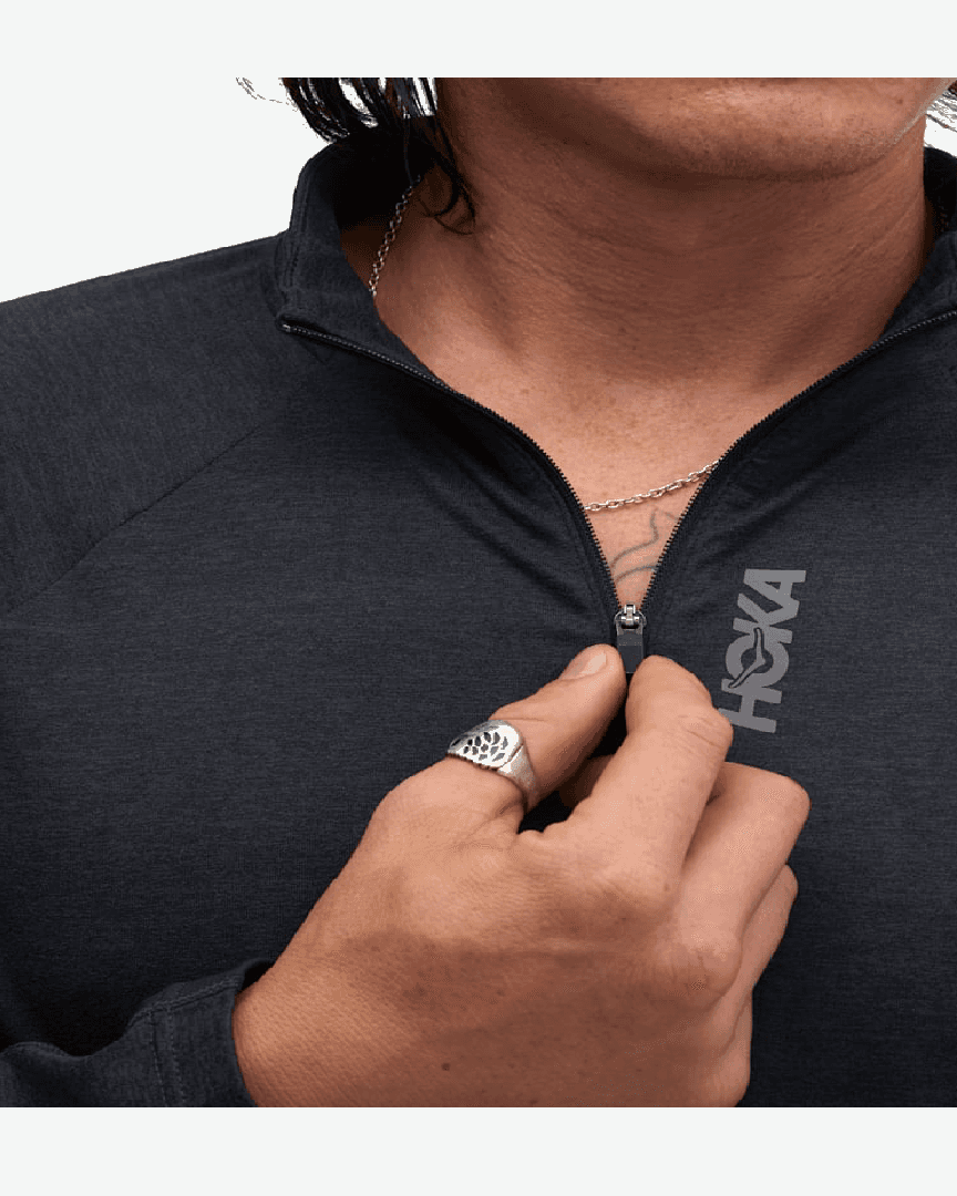 Hoka Demi-Zippé Skyform M - 1178472-BKHT (4) au meilleur prix !